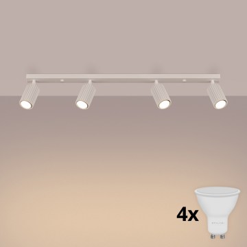 Brilagi - CRESTO LED Spotlight 4xGU10/10W/230V cream