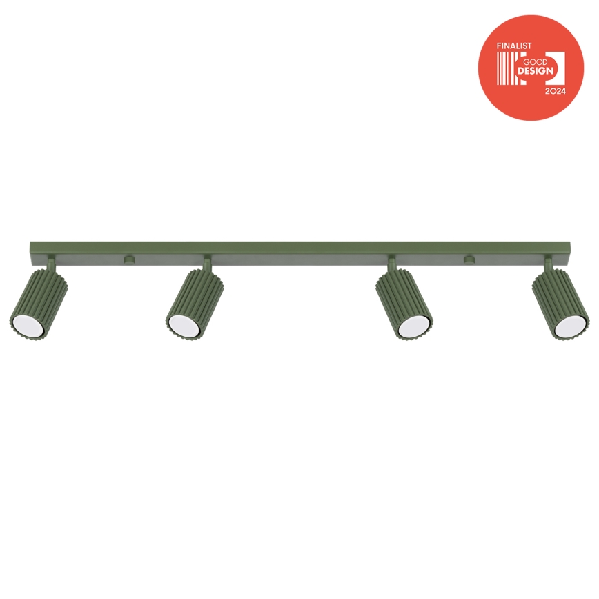 Brilagi - CRESTO LED spotlight 4xGU10/10W/230V, green