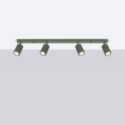 Brilagi - CRESTO LED spotlight 4xGU10/10W/230V, green