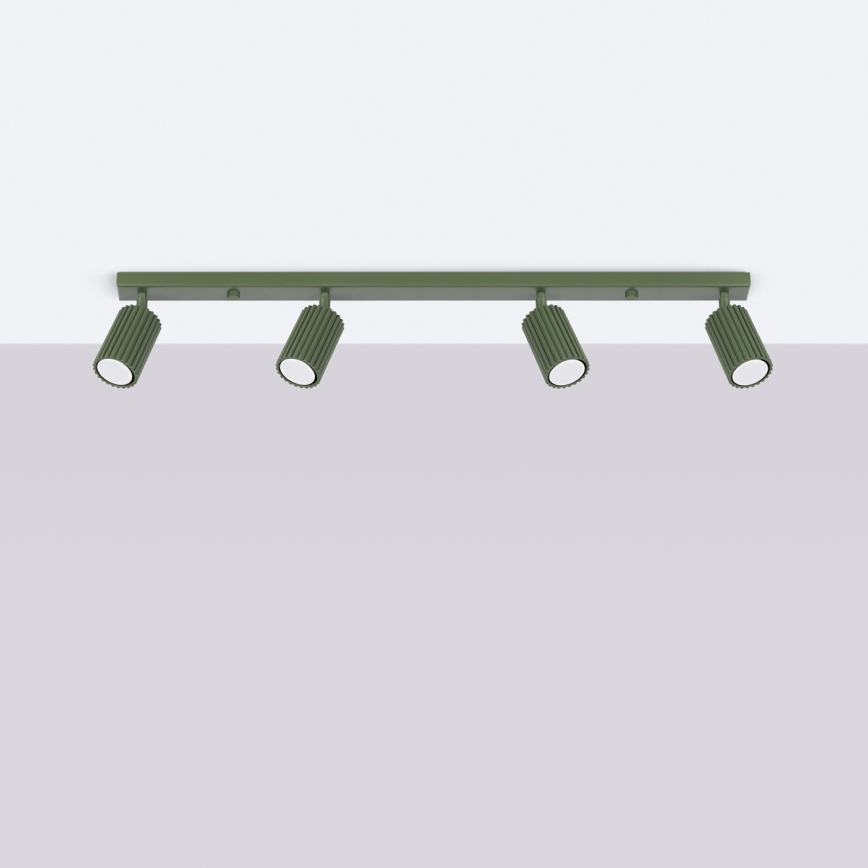 Brilagi - CRESTO LED spotlight 4xGU10/10W/230V, green