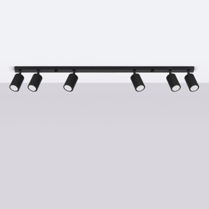 Brilagi - CRESTO LED spotlight 6xGU10/10W/230V black