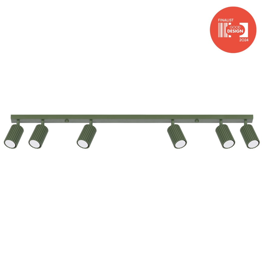 Brilagi - CRESTO LED Spotlight 6xGU10/10W/230V Green