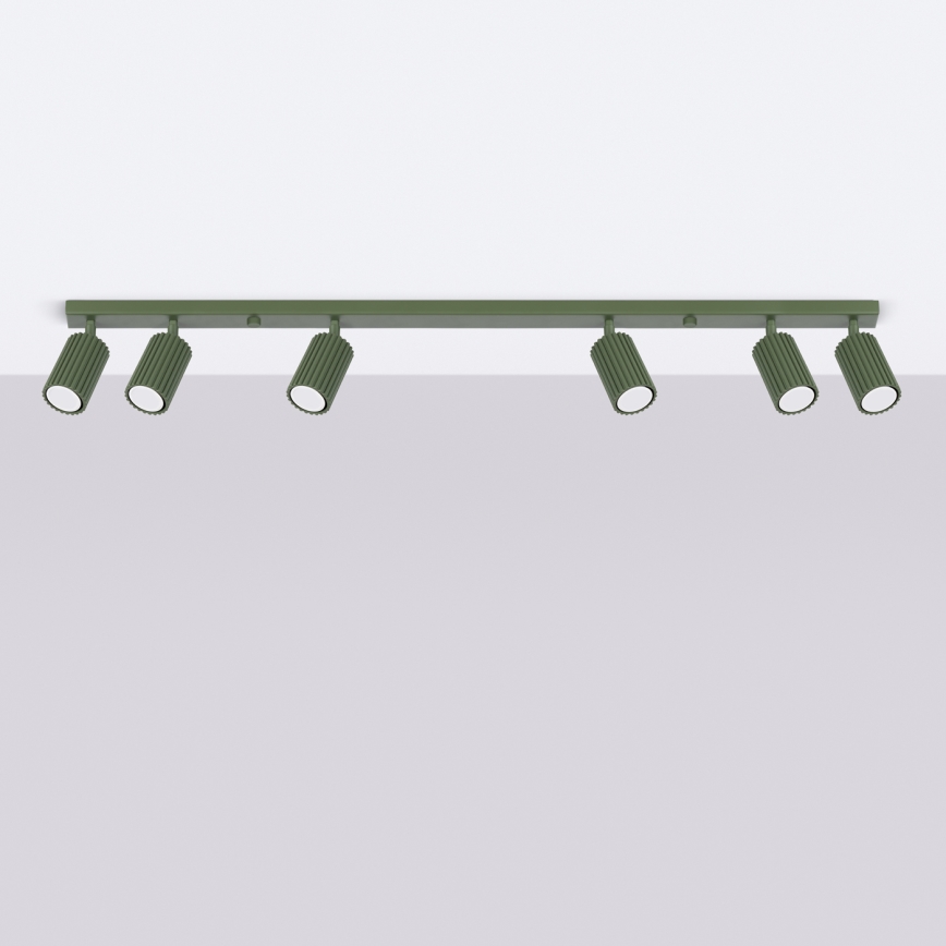 Brilagi - CRESTO LED Spotlight 6xGU10/10W/230V Green