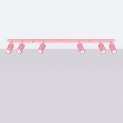 Brilagi - CRESTO LED Spotlight 6xGU10/10W/230V Pink