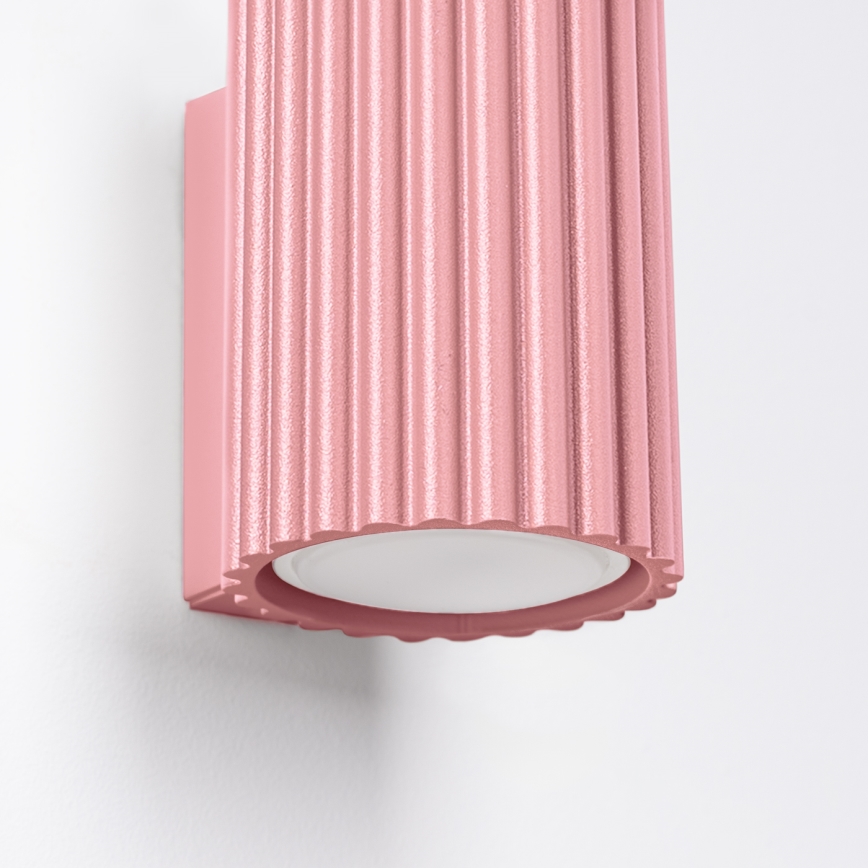 Brilagi - CRESTO LED Wall Lamp 1x GU10 / 10 W / 230 V, 10 cm, Pink