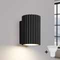 Brilagi - CRESTO LED Wall Light 1xGU10/10W/230V 10 cm Black