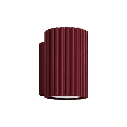 Brilagi - CRESTO LED Wall Light 1xGU10/10W/230V 10 cm Burgundy