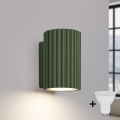 Brilagi - CRESTO LED Wall Light 1xGU10/10W/230V 10 cm Green