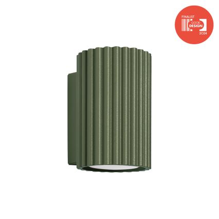 Brilagi - CRESTO LED Wall Light 1xGU10/10W/230V 10 cm Green