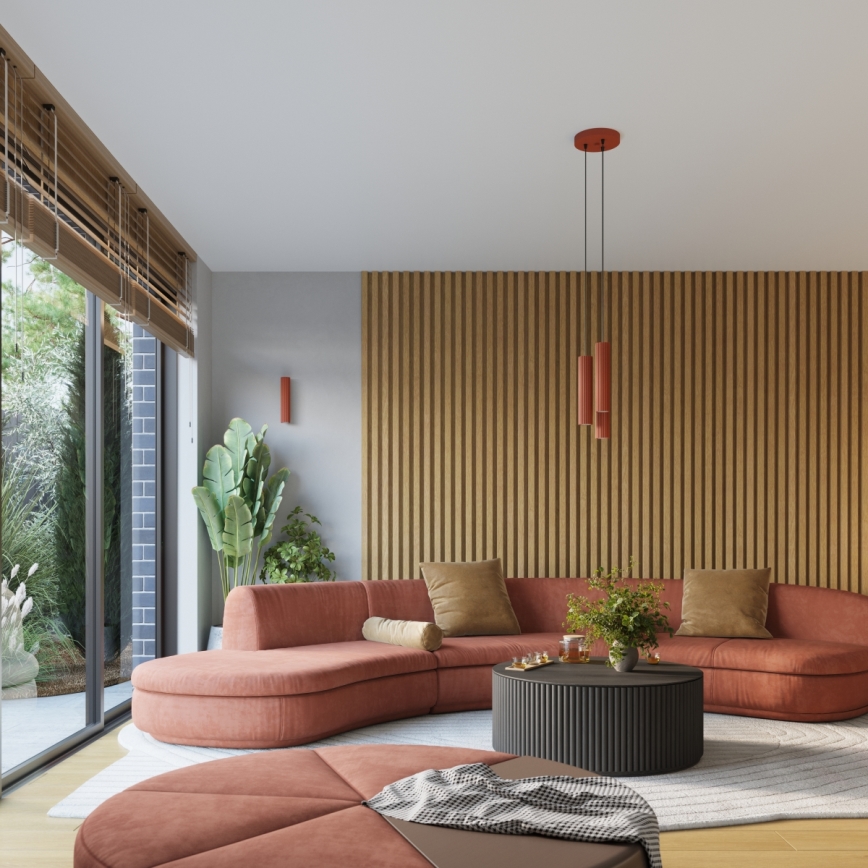 Brilagi - CRESTO LED Wall Light 1xGU10/10W/230V 10 cm red