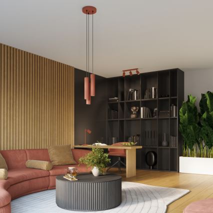 Brilagi - CRESTO LED Wall Light 1xGU10/10W/230V 10 cm red