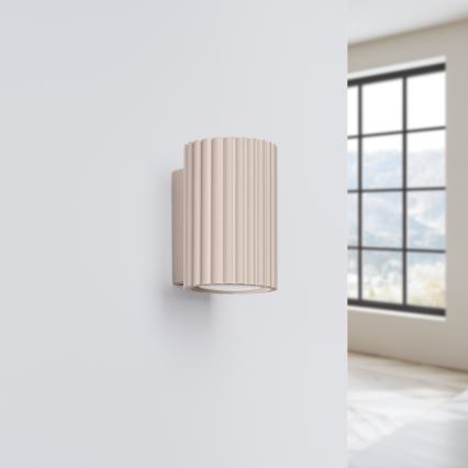 Brilagi - CRESTO LED Wall Light 1xGU10/10W/230V 10 cm taupe