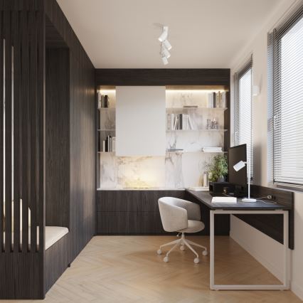 Brilagi - CRESTO LED Wall Light 1xGU10/10W/230V 10 cm White