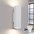 Brilagi - CRESTO LED Wall Light 2xGU10/10W/230V 20 cm White