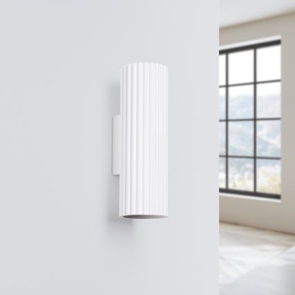 Brilagi - CRESTO LED Wall Light 2xGU10/10W/230V 20 cm White