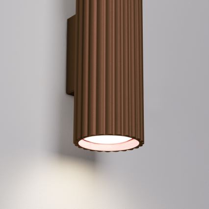 Brilagi - CRESTO LED Wall Light 2xGU10/10W/230V, 30 cm, Brown