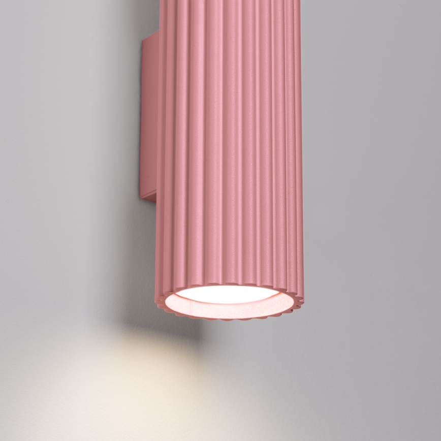 Brilagi - CRESTO LED Wall Light 2xGU10/10W/230V, 30 cm, Pink