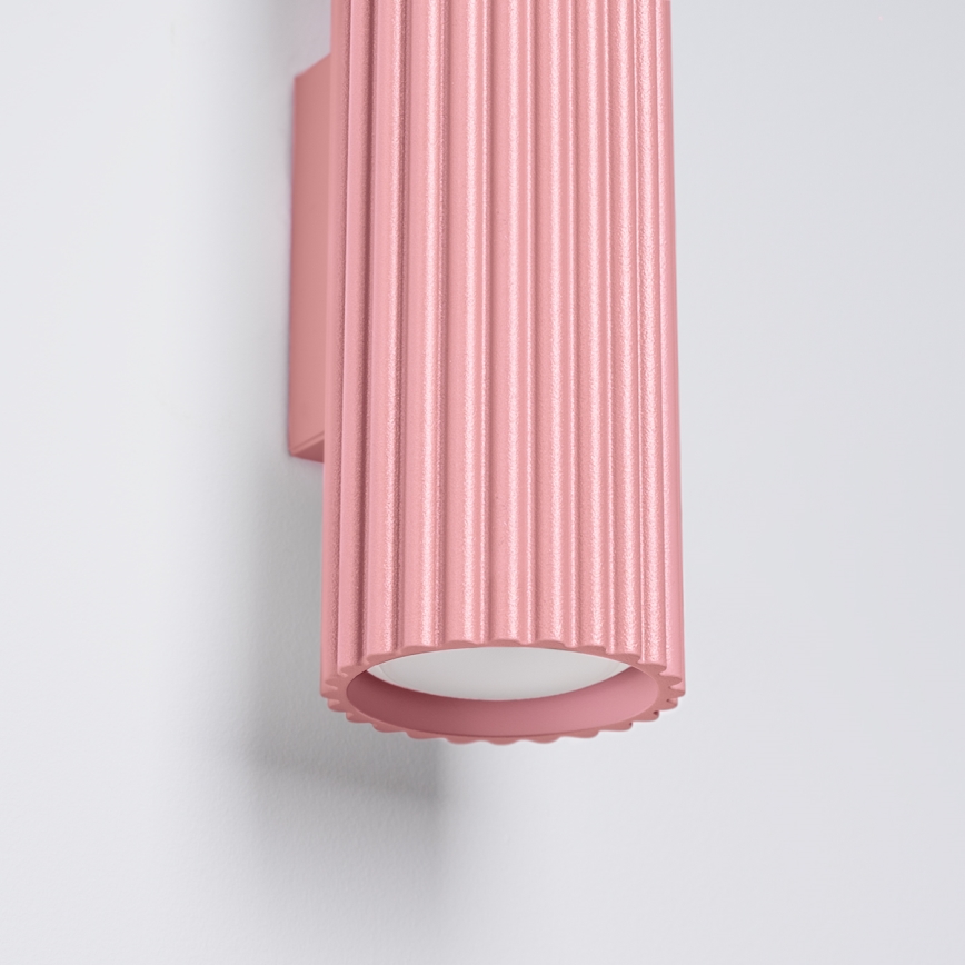 Brilagi - CRESTO LED Wall Light 2xGU10/10W/230V, 30 cm, Pink