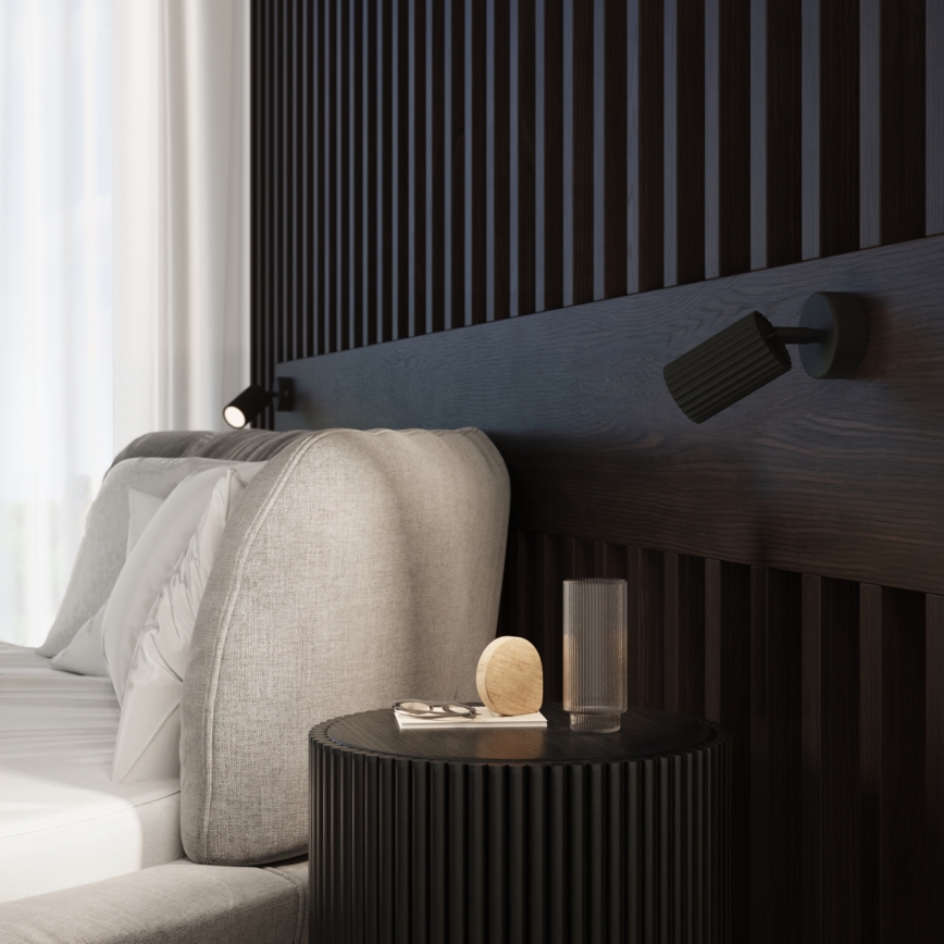 Brilagi - CRESTO LED Wall-Mounted Spotlight 1x GU10/10W/230V, Black