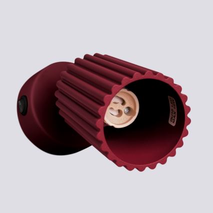 Brilagi - CRESTO LED wall-mounted spotlight 1xGU10/10W/230V burgundy