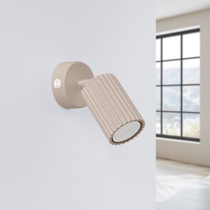 Brilagi - CRESTO LED wall-mounted spotlight 1xGU10/10W/230V taupe