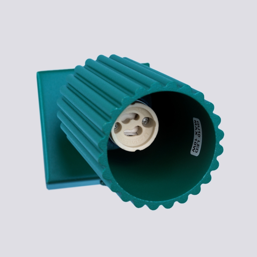 Brilagi - CRESTO LED wall-mounted spotlight 1xGU10/10W/230V turquoise