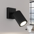 Brilagi - CRESTO LED Wall Spotlight 1xGU10/10W/230V Black