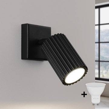 Brilagi - CRESTO LED Wall Spotlight 1xGU10/10W/230V Black