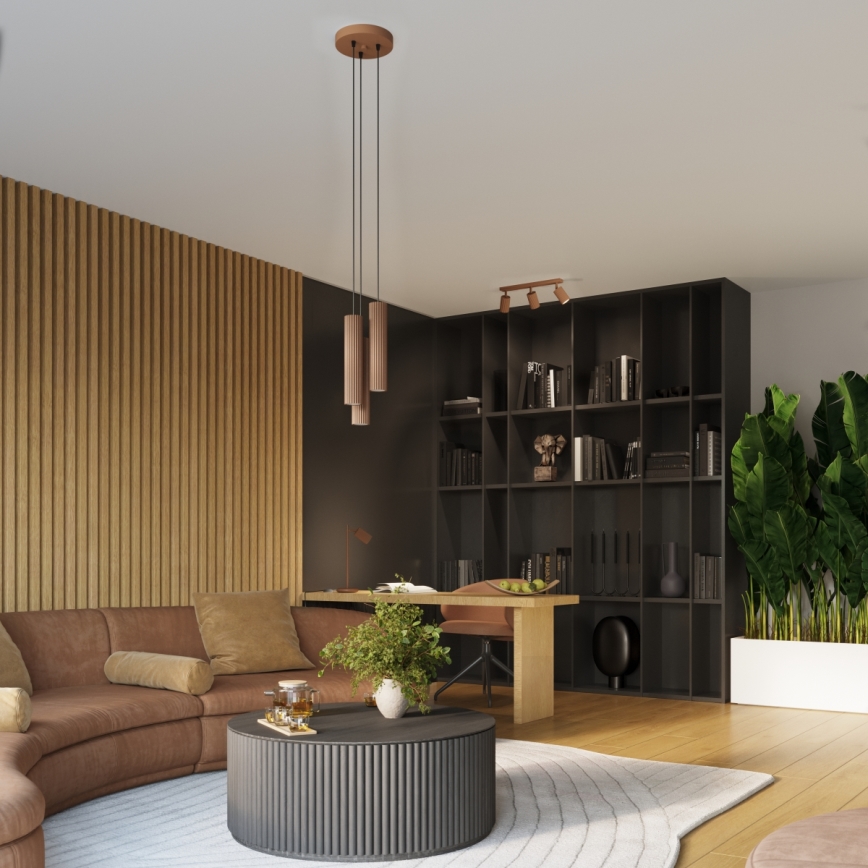 Brilagi - CRESTO LED Wall Spotlight 1xGU10/10W/230V Brown