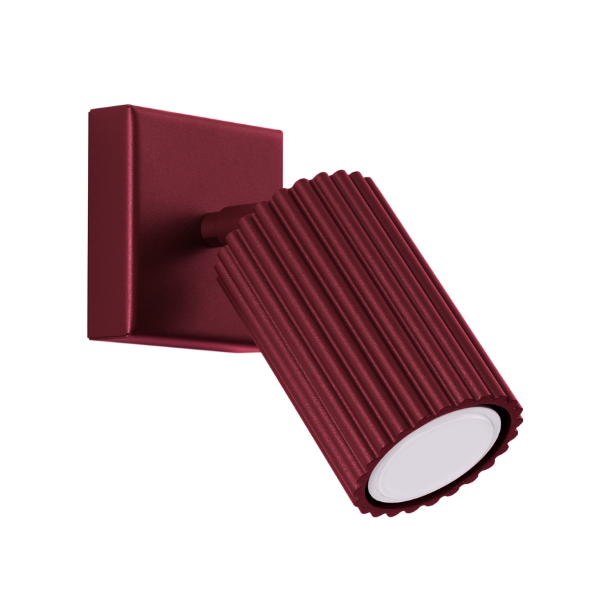 Brilagi - CRESTO LED Wall Spotlight 1xGU10/10W/230V, Burgundy