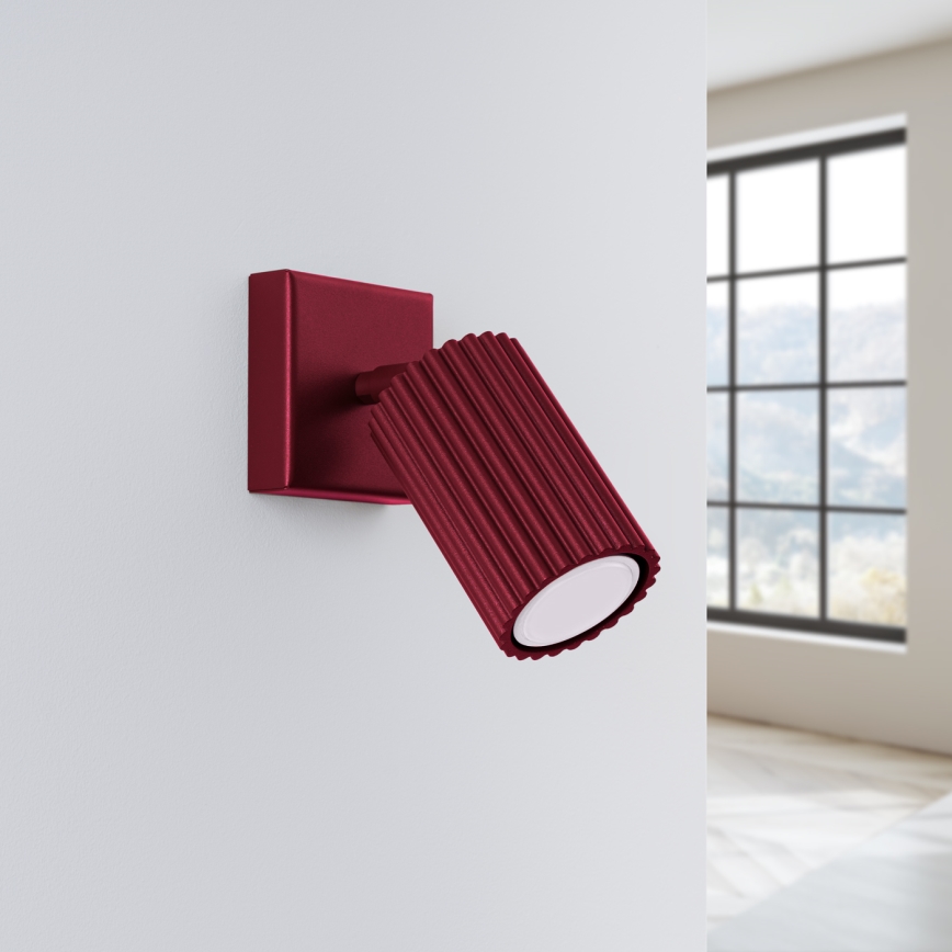 Brilagi - CRESTO LED Wall Spotlight 1xGU10/10W/230V, Burgundy