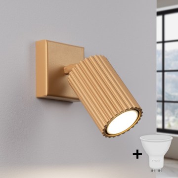 Brilagi - CRESTO LED Wall Spotlight 1xGU10/10W/230V, Gold