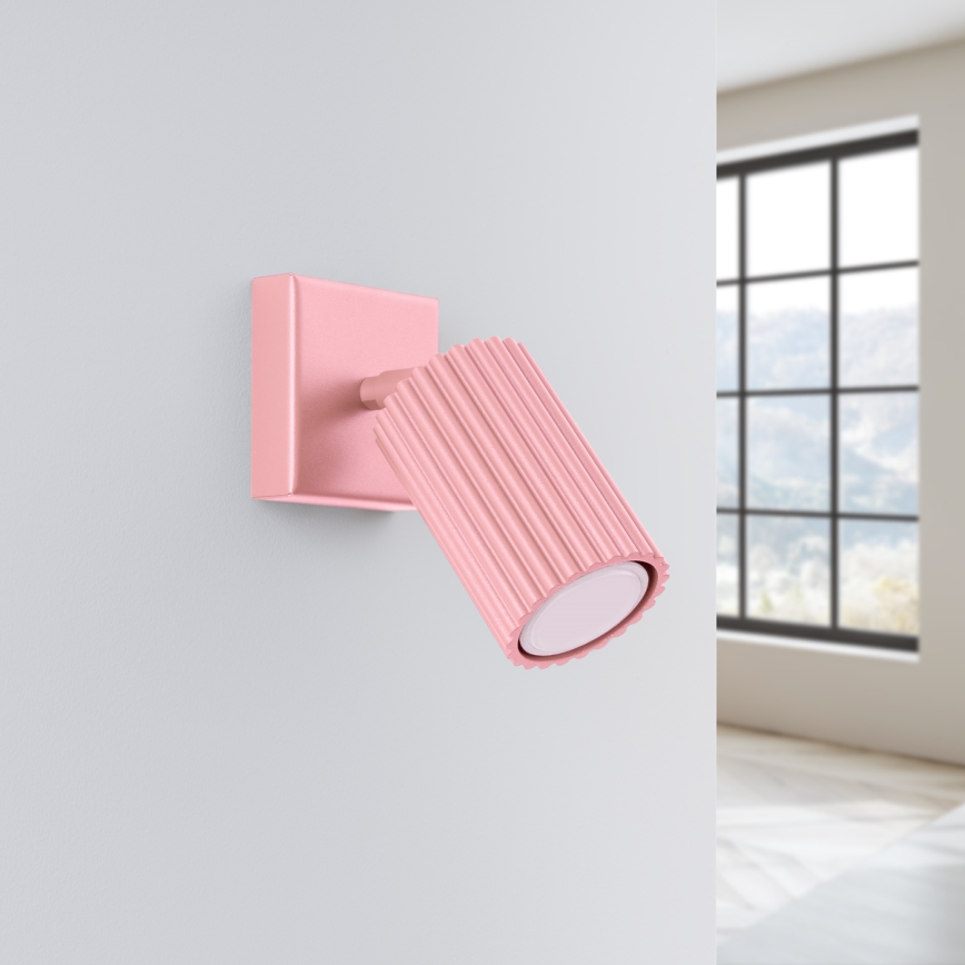 Brilagi - CRESTO LED Wall Spotlight 1xGU10/10W/230V pink