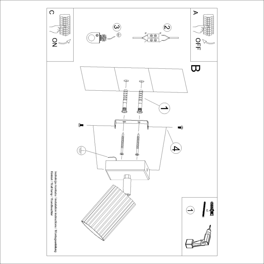 Brilagi - CRESTO LED Wall Spotlight 1xGU10/10W/230V pink