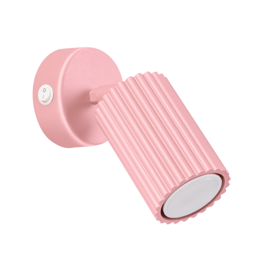 Brilagi - CRESTO LED Wall Spotlight 1xGU10/10W/230V Pink
