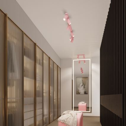 Brilagi - CRESTO LED Wall Spotlight 1xGU10/10W/230V Pink