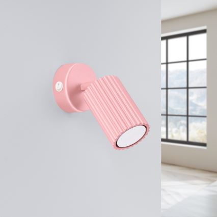 Brilagi - CRESTO LED Wall Spotlight 1xGU10/10W/230V Pink