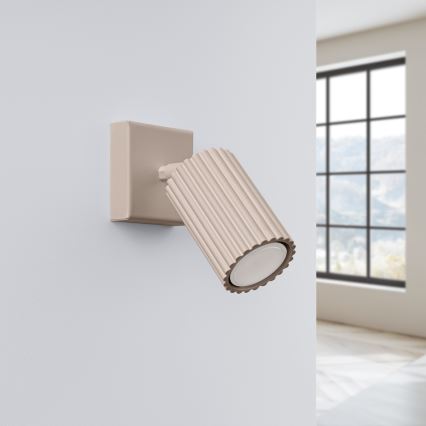 Brilagi - CRESTO LED Wall Spotlight 1xGU10/10W/230V taupe