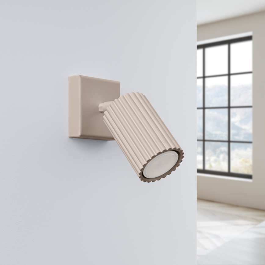 Brilagi - CRESTO LED Wall Spotlight 1xGU10/10W/230V taupe