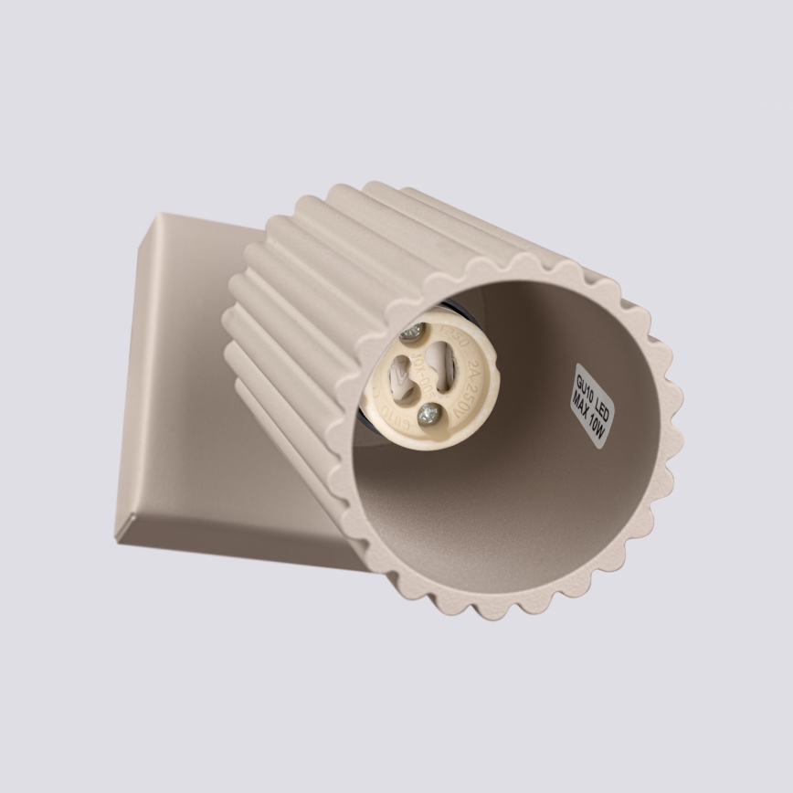 Brilagi - CRESTO LED Wall Spotlight 1xGU10/10W/230V taupe
