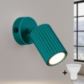Brilagi - CRESTO LED wall spotlight 1xGU10/10W/230V turquoise
