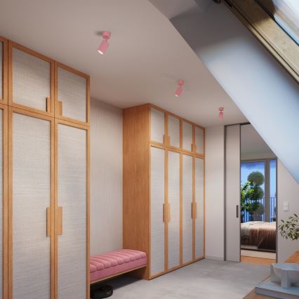 Brilagi - CRESTO Spotlight 1x GU10/10W/230V, Pink