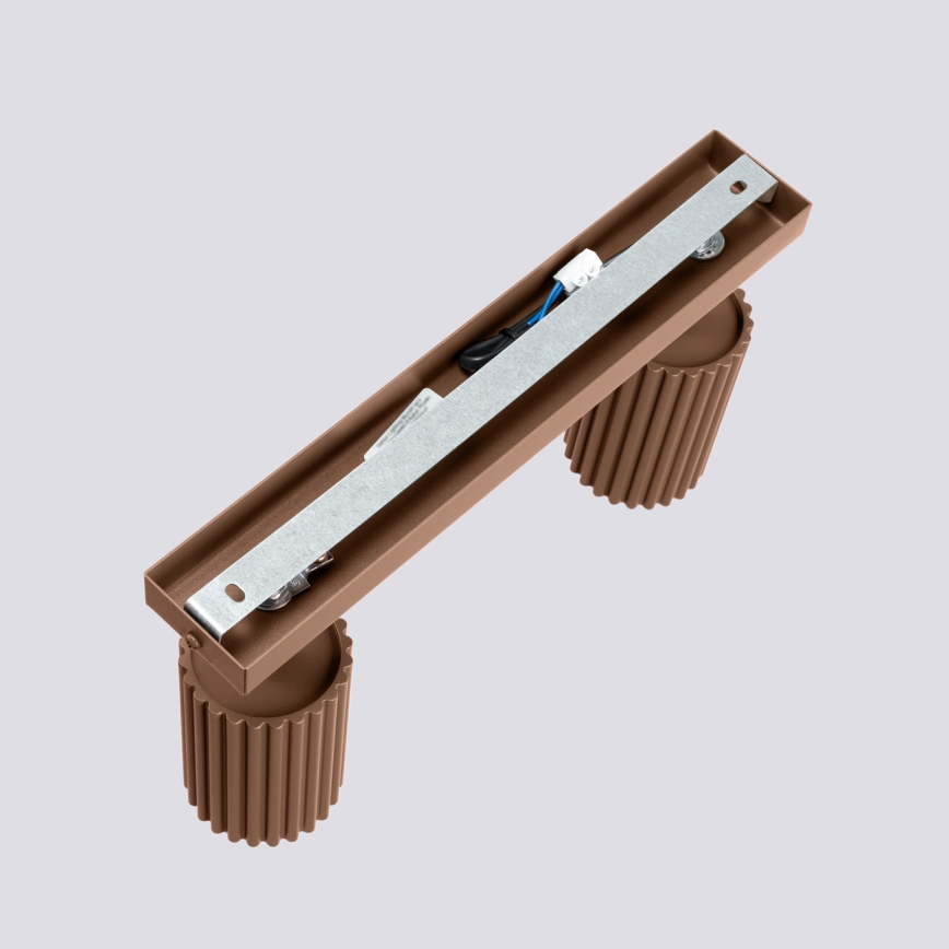 Brilagi - CRESTO Spotlight 2xGU10/10W/230V brown