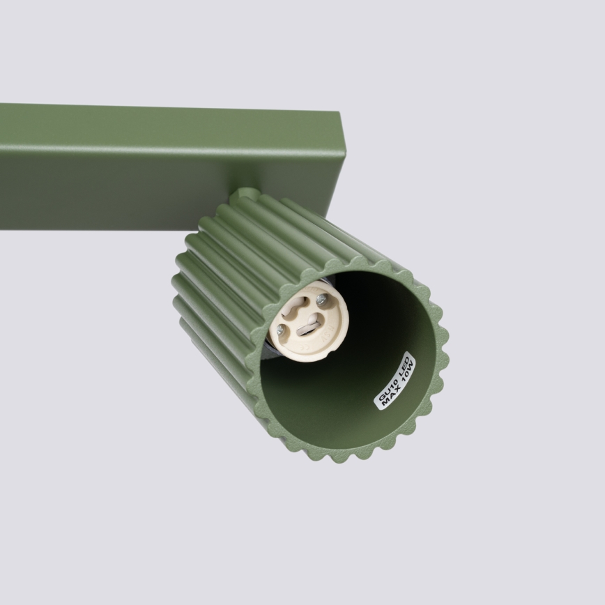 Brilagi - CRESTO spotlight 2xGU10/10W/230V green