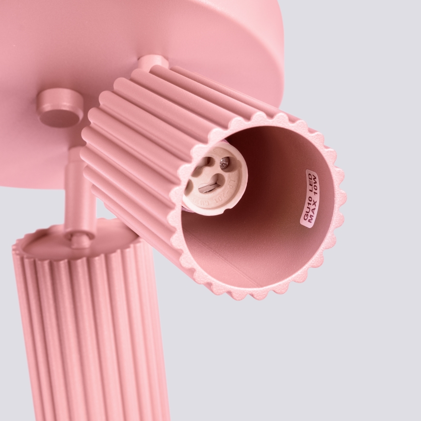 Brilagi - CRESTO Spotlight 3xGU10/10W/230V Pink