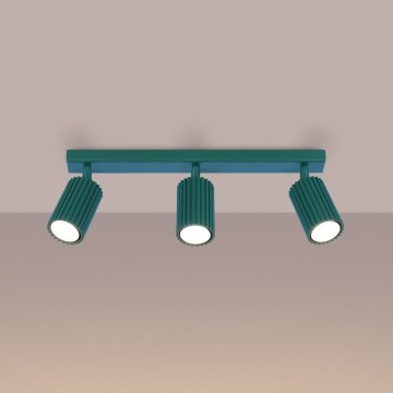 Brilagi - CRESTO Spotlight 3xGU10/10W/230V Turquoise