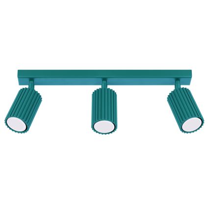 Brilagi - CRESTO Spotlight 3xGU10/10W/230V Turquoise