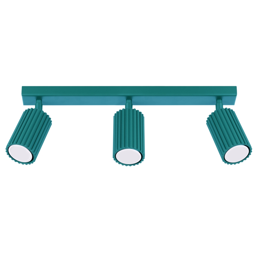 Brilagi - CRESTO Spotlight 3xGU10/10W/230V Turquoise