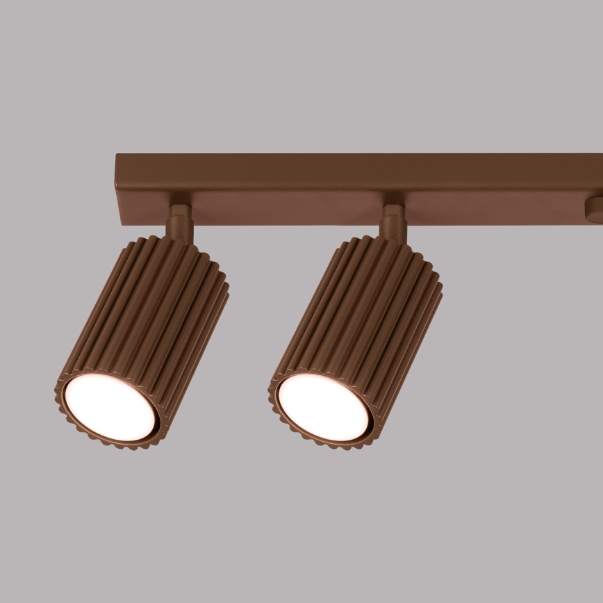 Brilagi - CRESTO Spotlight 6x GU10/10W/230V, Brown