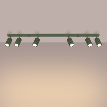 Brilagi - CRESTO spotlight 6xGU10/10W/230V green